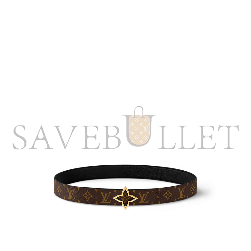 l0*is V*t0n slim flower 35mm reversible belt m8899w (80*35cm)